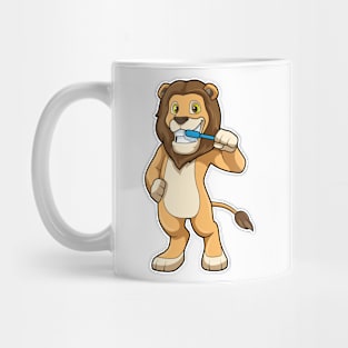 Lion with Toothbrush Mug